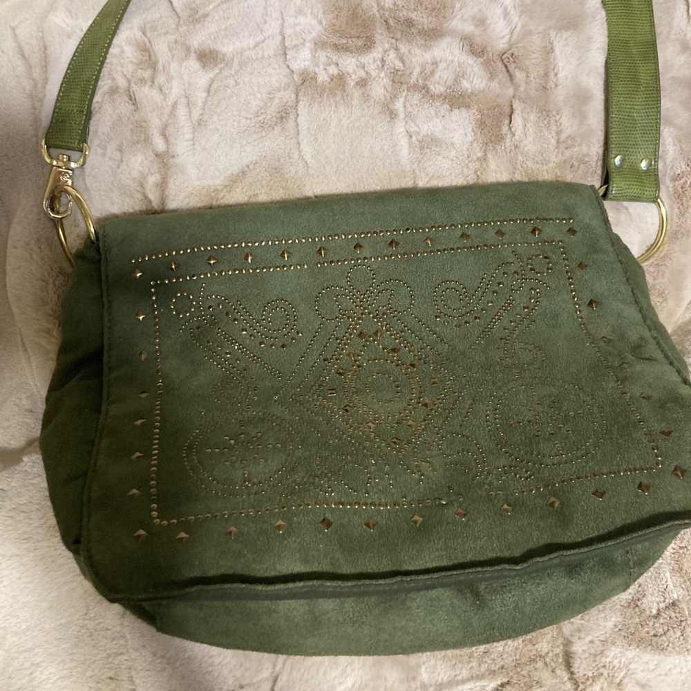 Stylish Olive Green Shoulder Bag